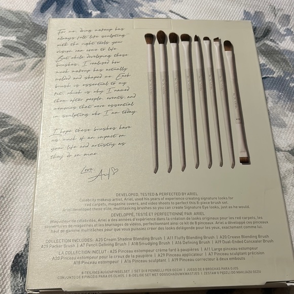 ariel Makeup Brand New Unopened Box Set Of Ariel Eye Brushes Poshmark